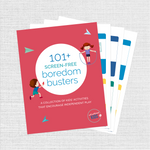 Load image into Gallery viewer, 101+ Boredom Buster Activity Cards for Kids
